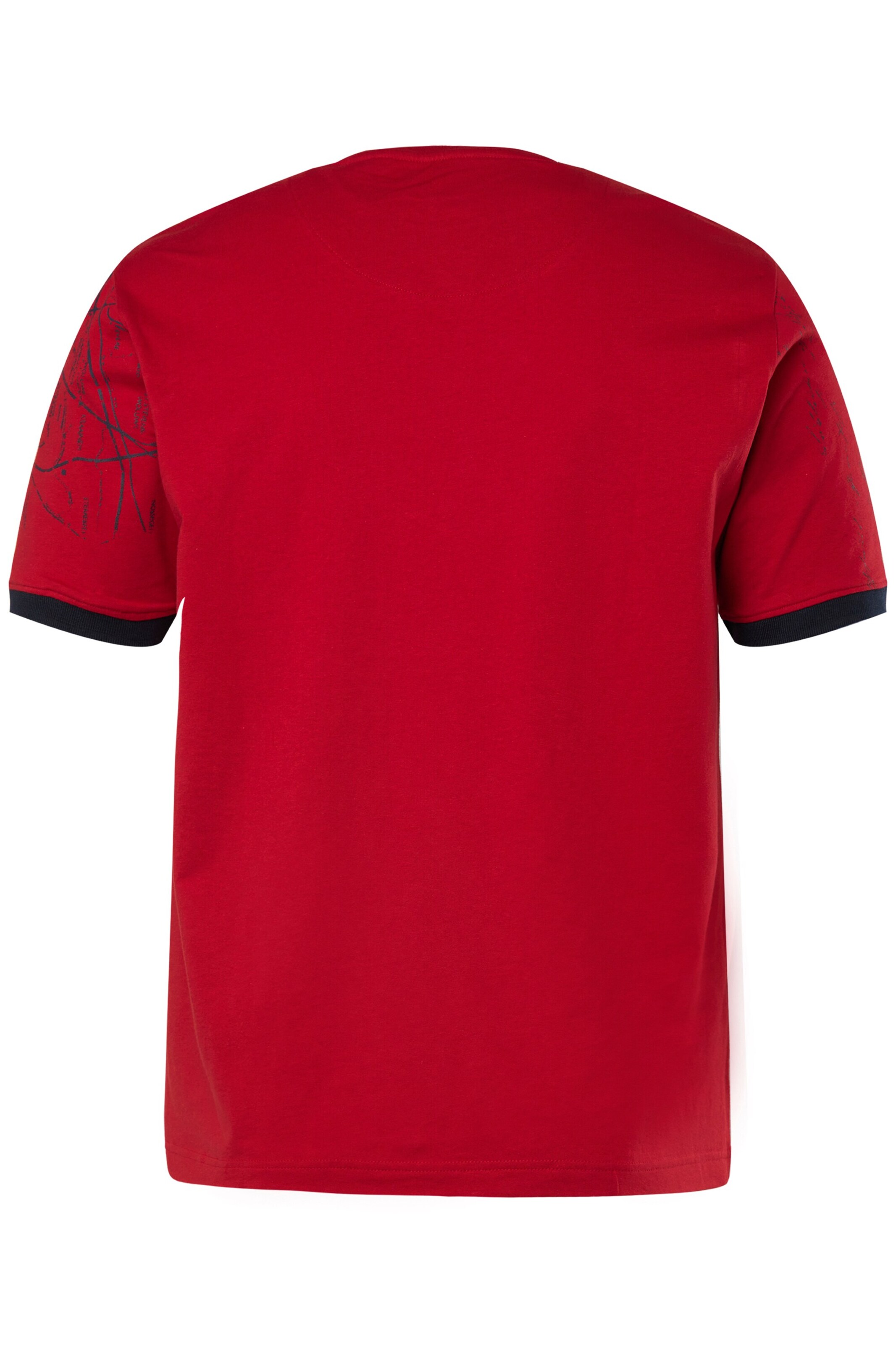 Men Plus Shirt in Red