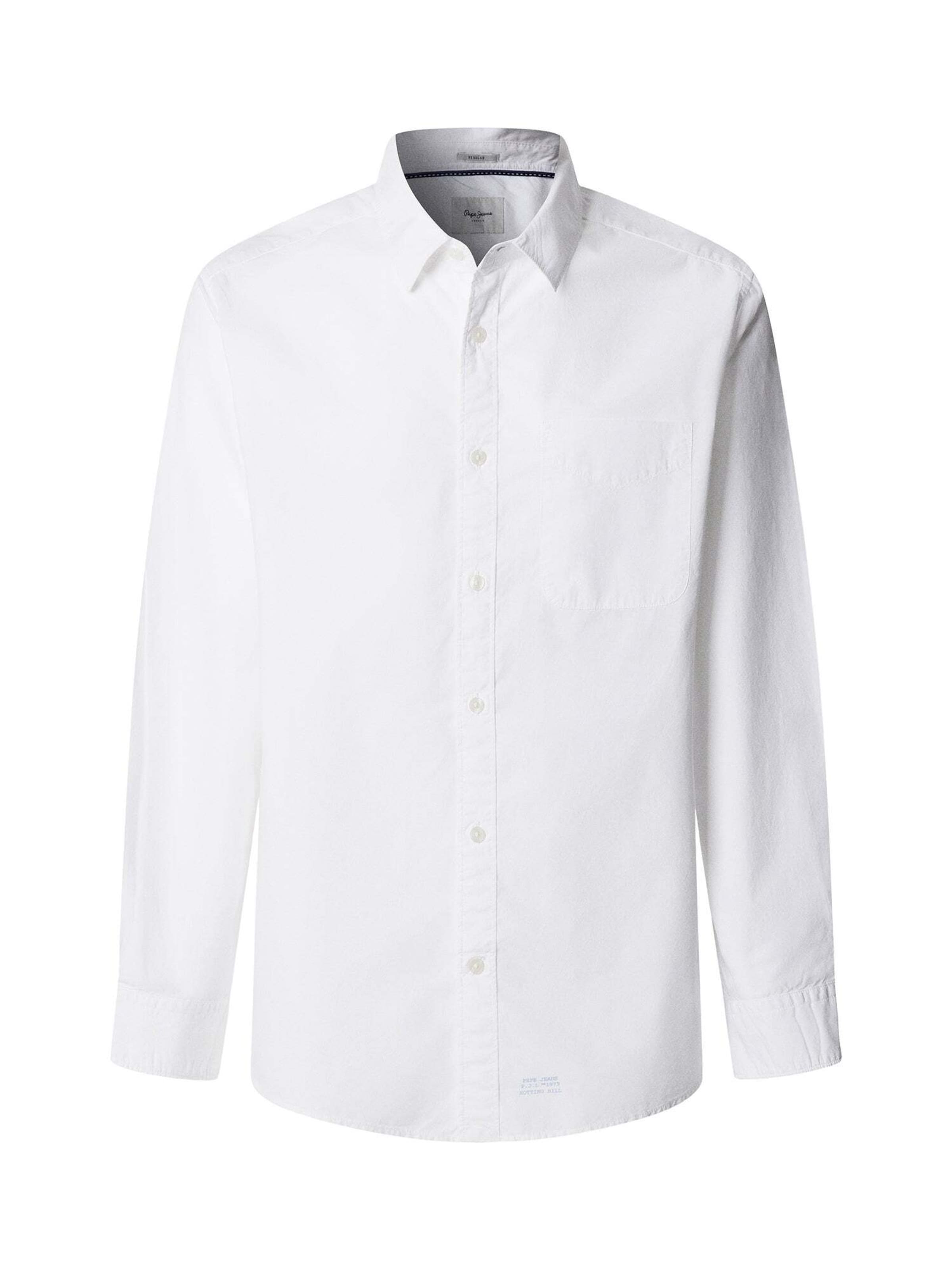 Chemise 'Robert' Pepe Jeans en blanc : devant