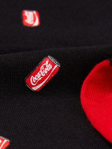 INTIMISSIMI Socken 'Coca Cola®' in Schwarz