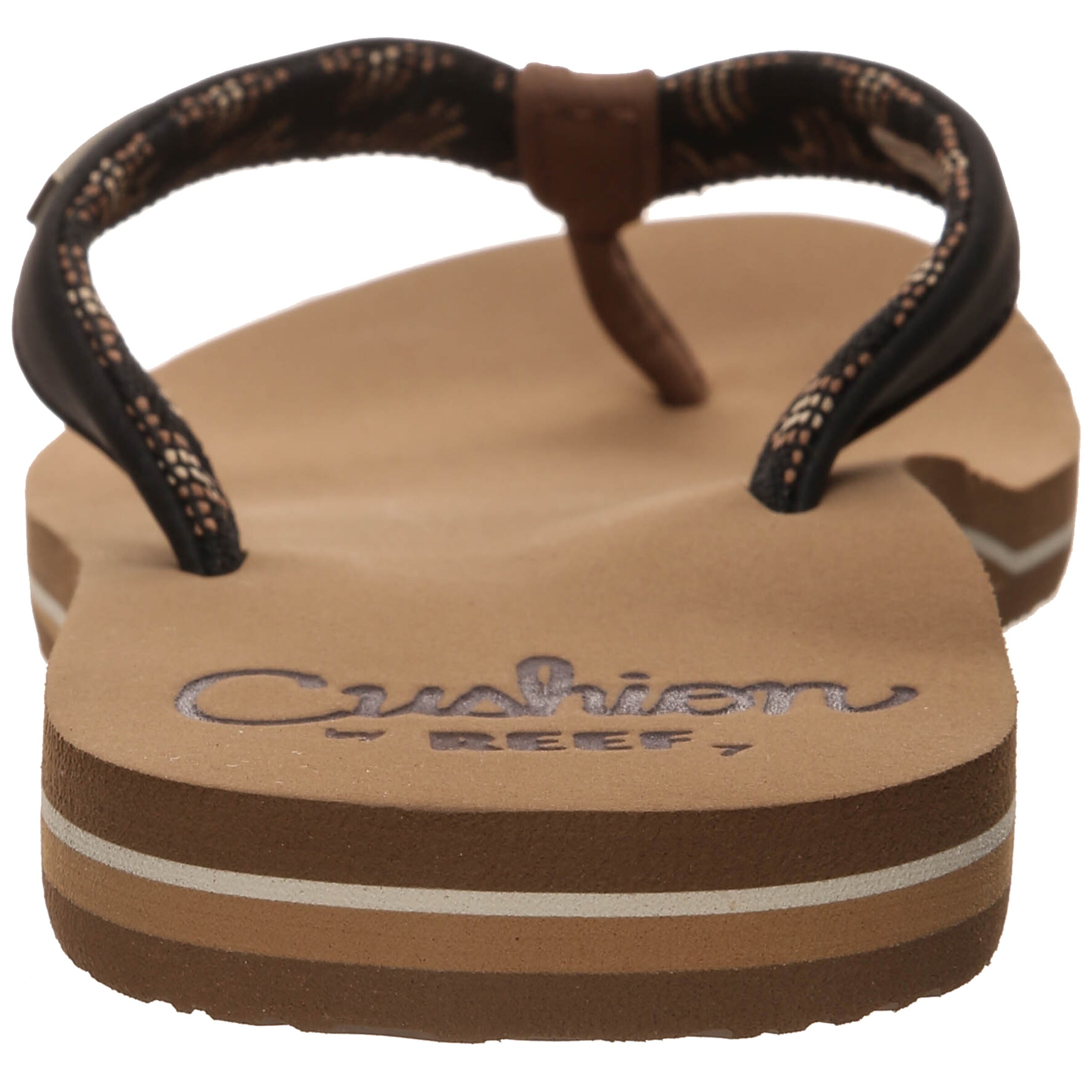REEF Teenslipper 'Cushion Sands' in Zwart