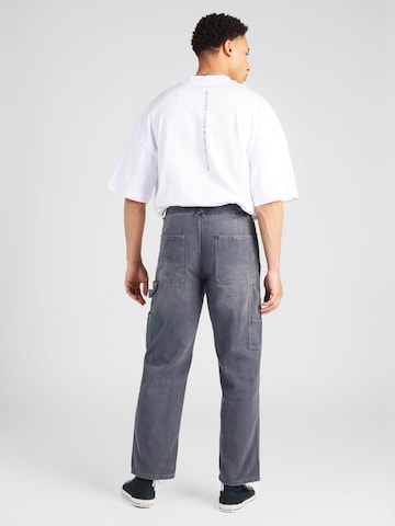 TOPMAN Loosefit Jeans in Grau