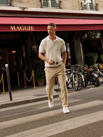 Regular Pantalon à plis 'Justus' DAN FOX APPAREL en beige