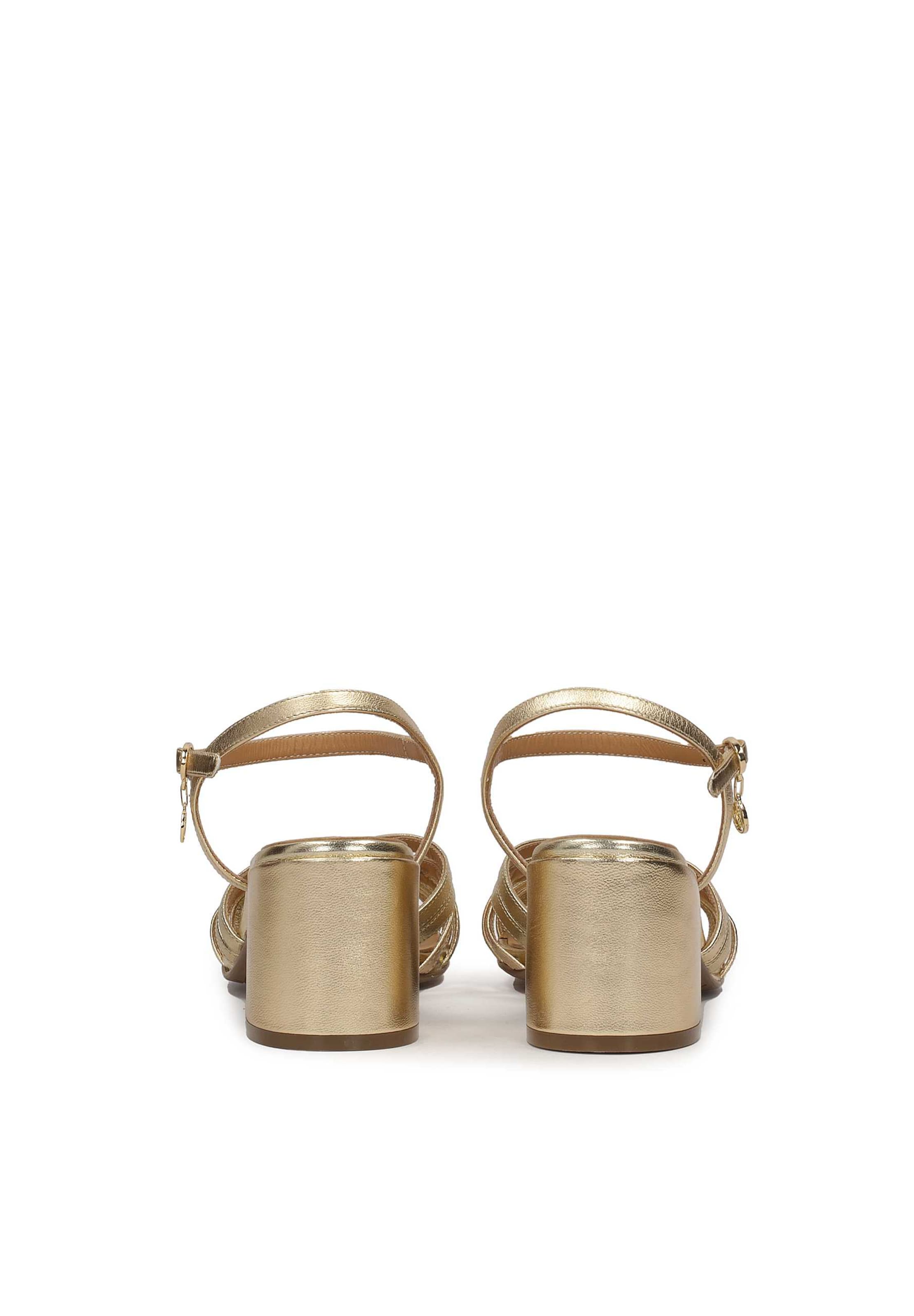 Kazar Sandały z rzemykami w kolorze złoty