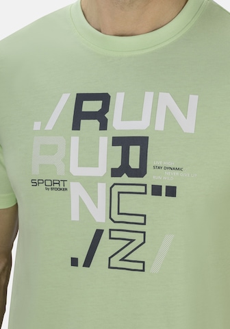 T-Shirt 'Jersey' Stooker Men en vert