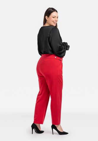 Karko Regular Pants 'HILDA' in Red