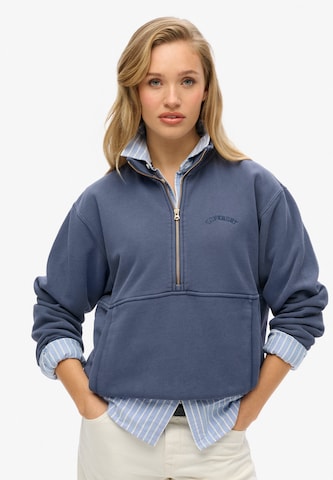 Superdry & Co - Sweatshirt 'Essential' em azul: frente