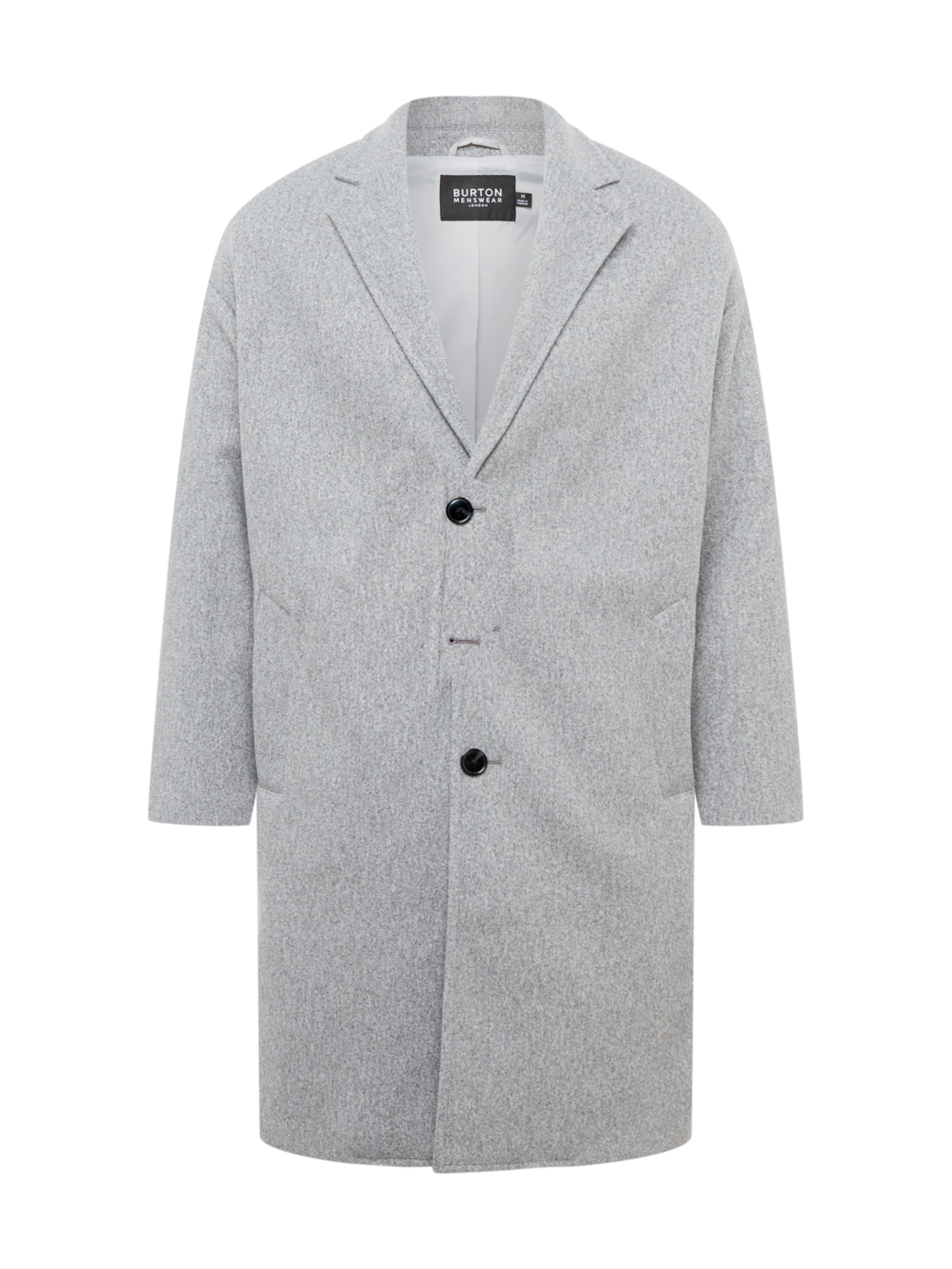 BURTON MENSWEAR LONDON Átmeneti kabátok - szürke: elől
