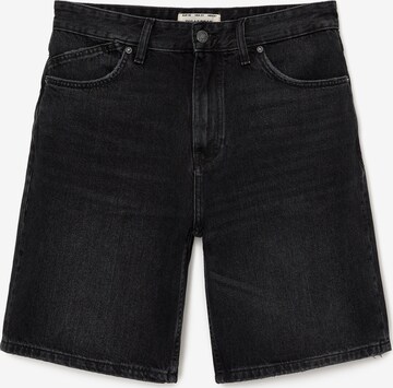 Pull&Bear Regular Jeans in Black: front