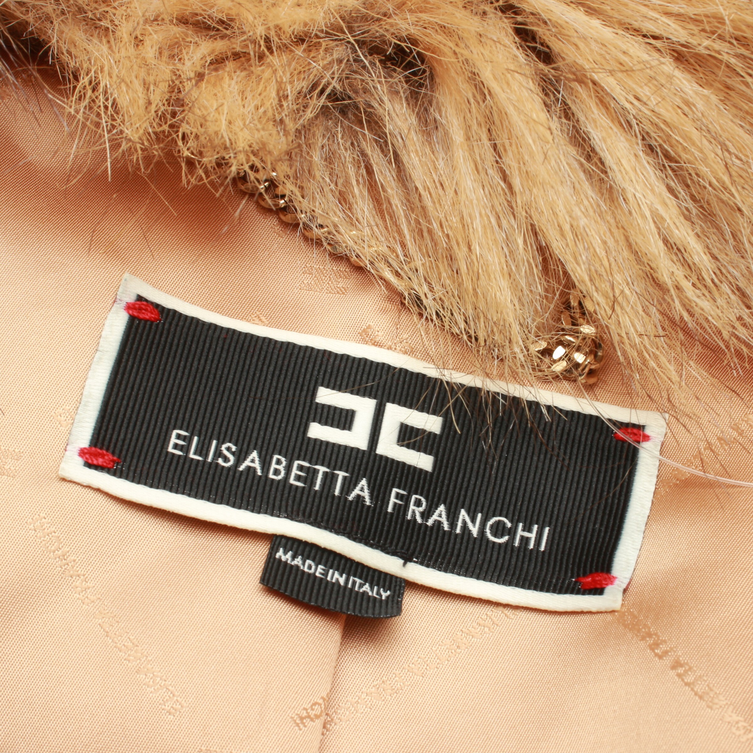 Elisabetta Franchi Jacket & Coat in XS in Brown