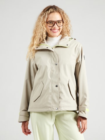 No. 1 Como Between-Season Jacket in Beige: front