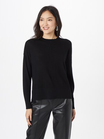 Max Mara LeisureSweater majica - crna boja: prednji dio