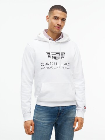 TOMMY HILFIGER Μπλούζα φούτερ 'TH X CF1' σε λευκό: μπροστά
