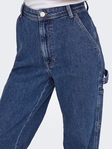 ONLY Wide leg Jeans 'West' in Blauw