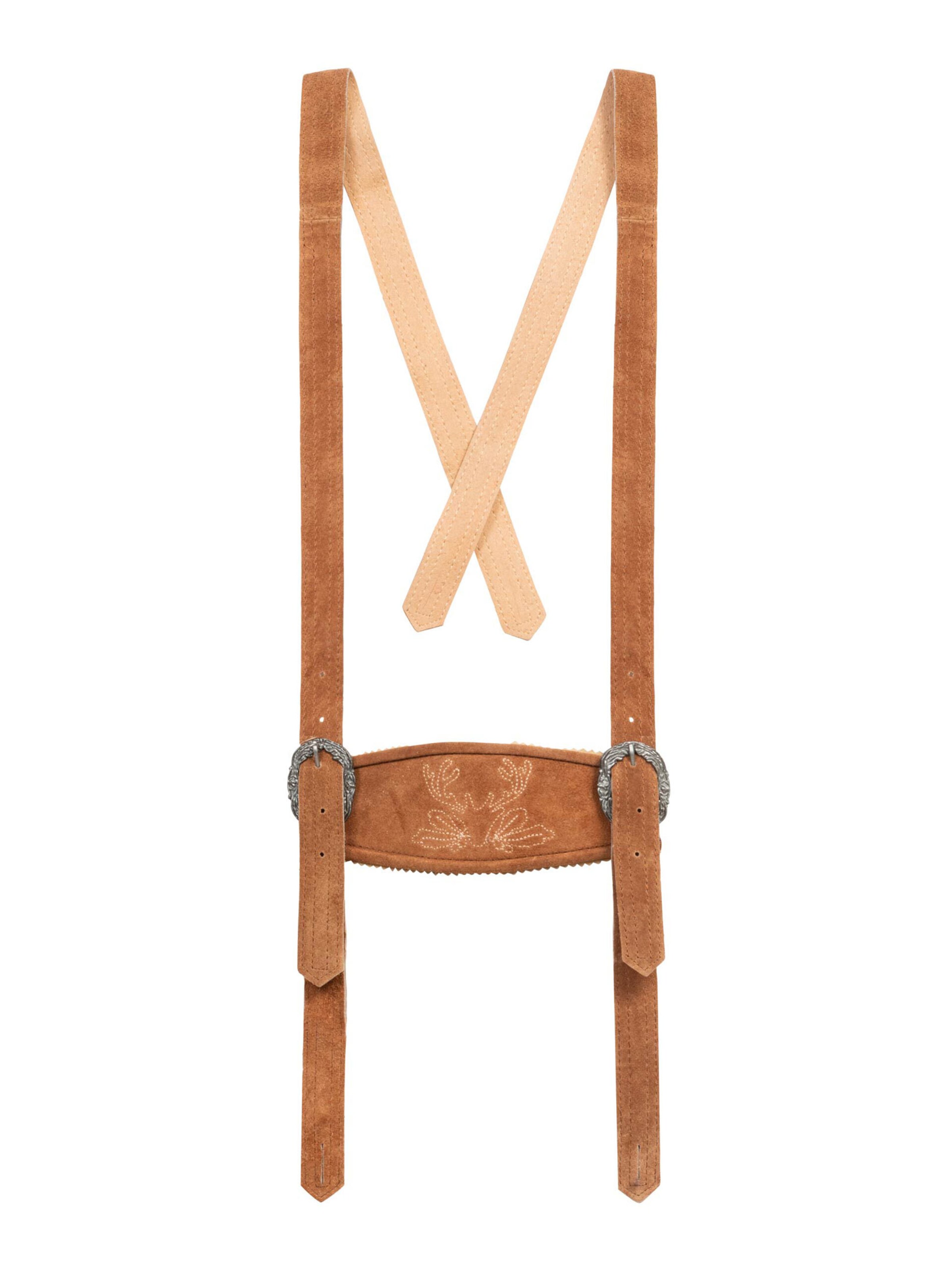 Alessandro Salvarini Regular Trachtenhose in Braun