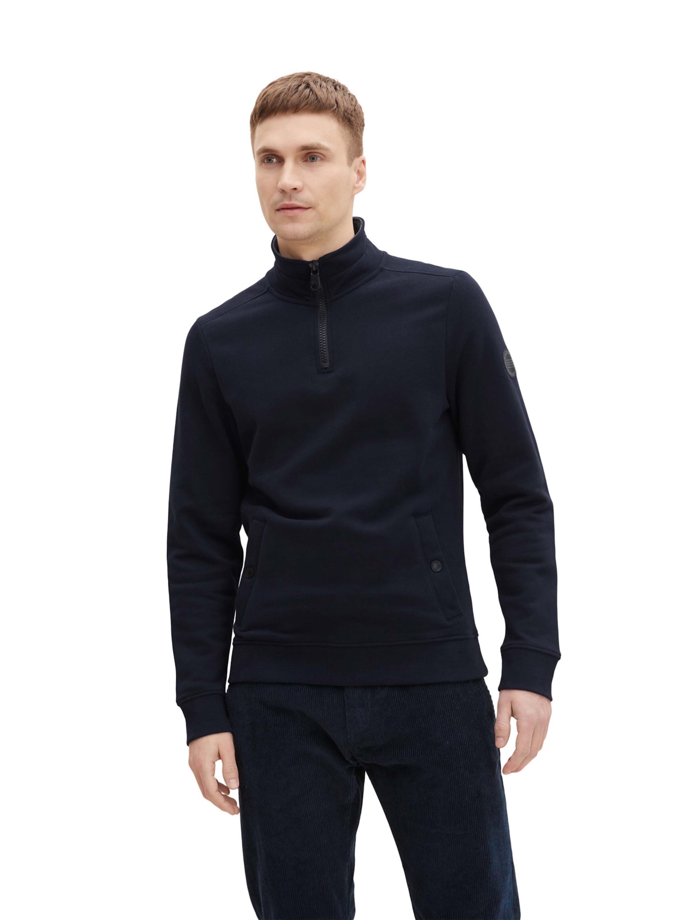 TOM TAILOR Sweatshirt in Blau