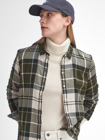 Barbour Bluzka 'Bredon' w kolorze zielony