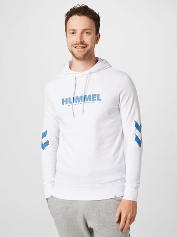 Hummel Sportsweatshirt in Wit: voorkant