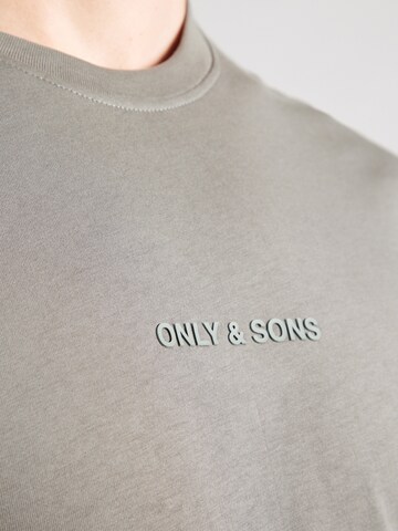pilka Only & Sons Marškinėliai 'ONSLEVI'