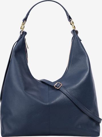 Samantha Look Schultertasche in Blau: Vorderseite