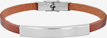 Akzent Bracelet 'Colin, silberfarbig, langlebig' in Brown: front