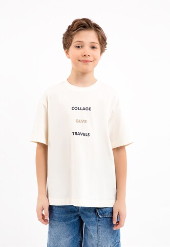 Gulliver Kurzarmshirt in Beige: predná strana