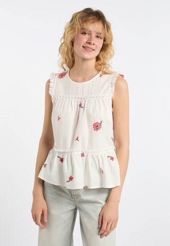 DreiMaster Vintage Top in White: front