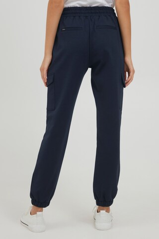 Oxmo Tapered Cargo Pants 'Henni' in Blue