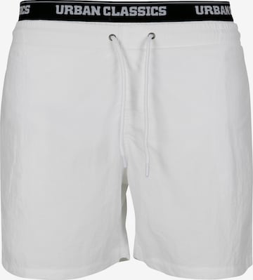 Pantaloncini da bagno di Urban Classics in bianco: frontale