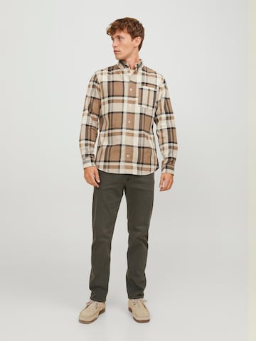 JACK & JONES Regular Farkut 'Mike' värissä vihreä