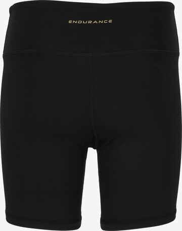 ENDURANCE Skinny Workout Pants 'Dortine Raleige' in Black