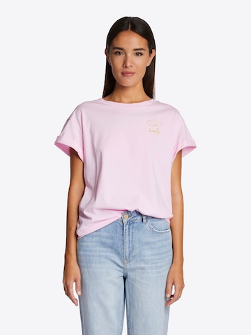 T-shirt Rich & Royal en rose : devant