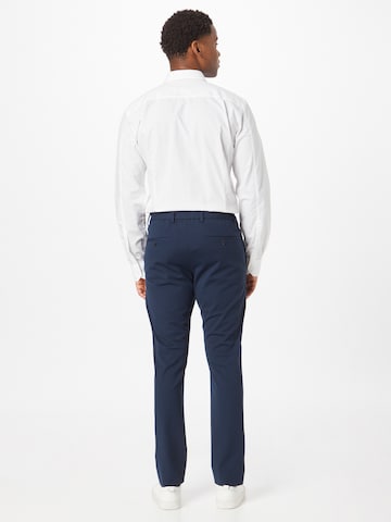ESPRIT Slimfit Chino hlače | modra barva