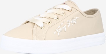 TOMMY HILFIGER Sneakers laag in Beige: voorkant