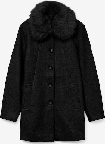 VERO MODA Between-Seasons Coat in Black: front