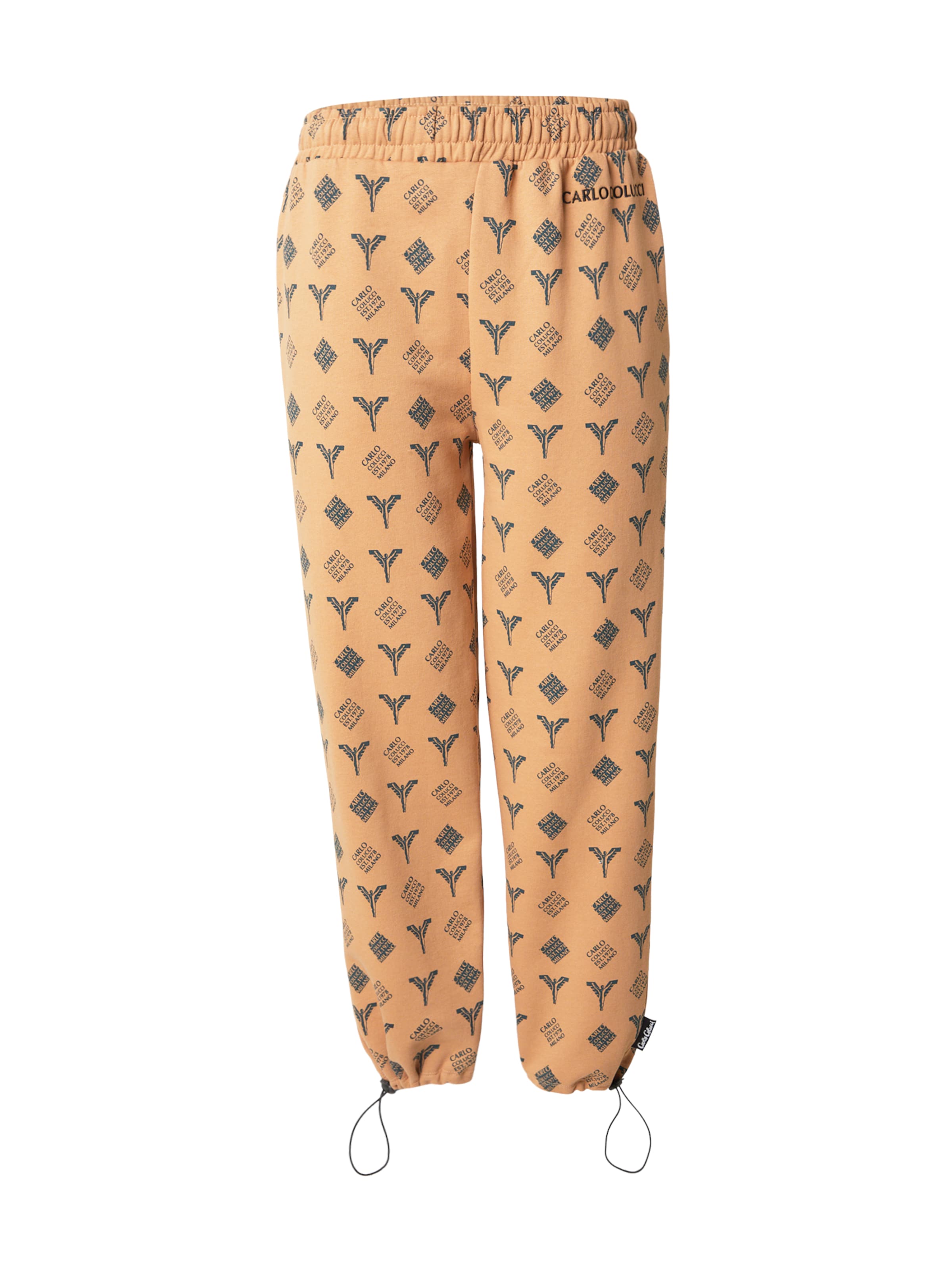 Carlo Colucci Обычный Штаны 'Fadin' в Коричневый: спереди