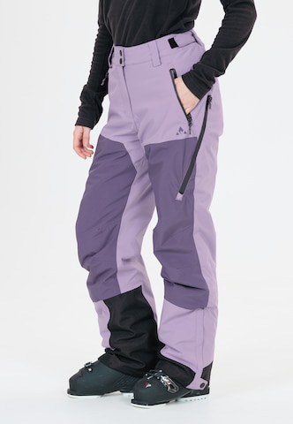 Whistler Regular Skihose 'Kingland' in Lila: Vorderseite