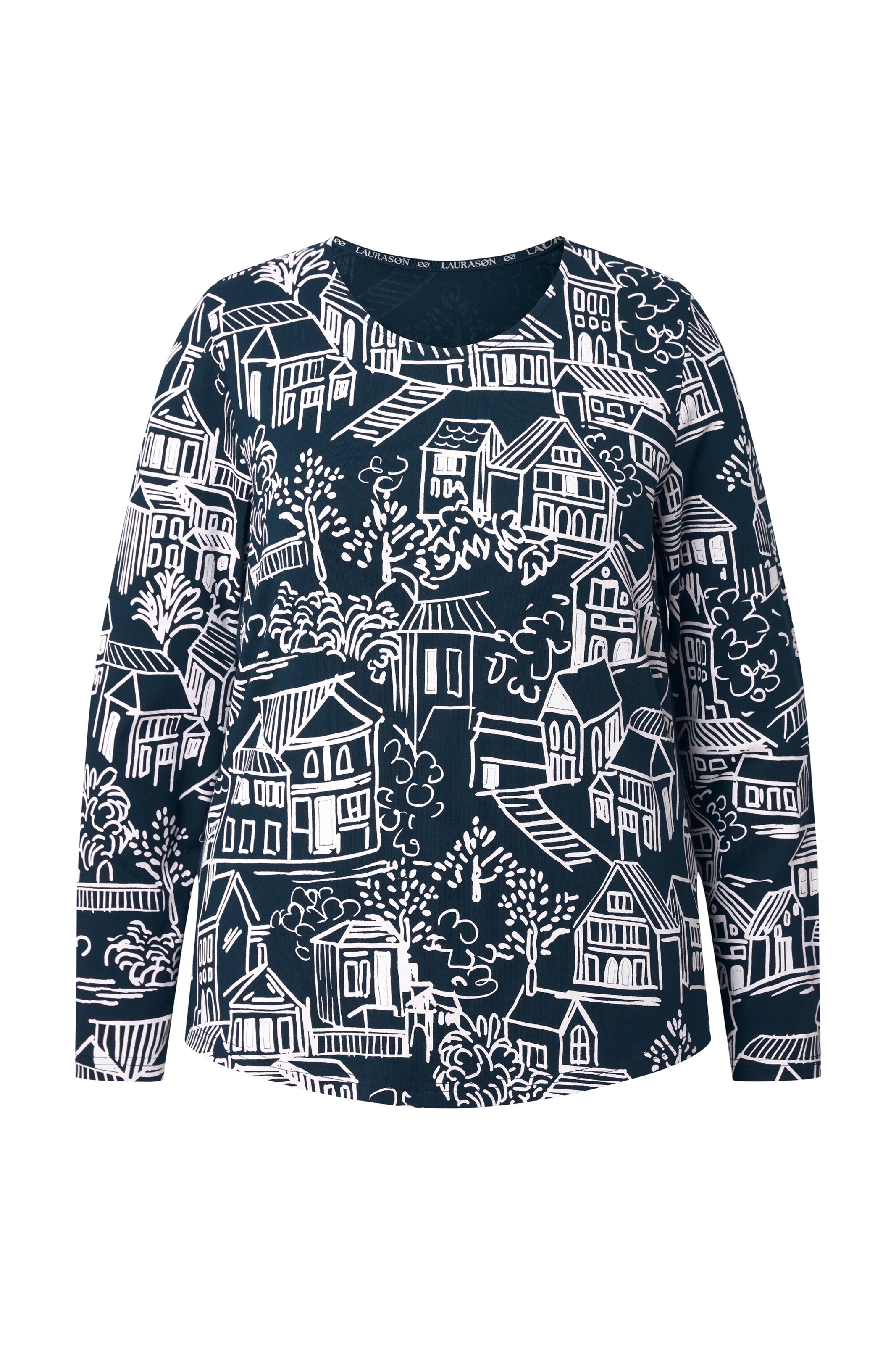 LAURASØN Shirt in Blue: front