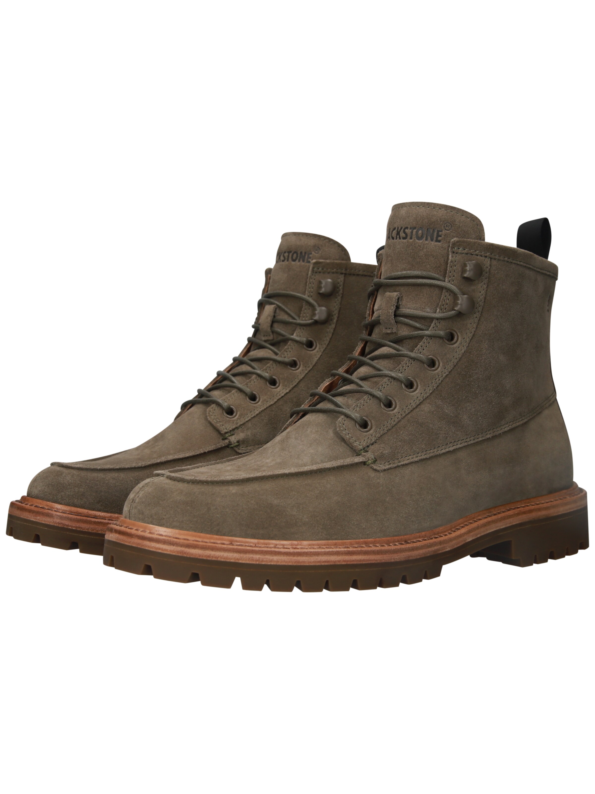 BLACKSTONE - Botas com atacadores 'Gastown Boaz CG164' em verde