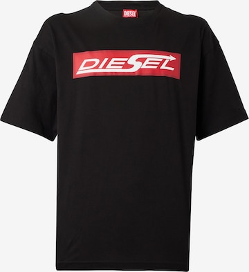 Maglietta di DIESEL in nero: frontale