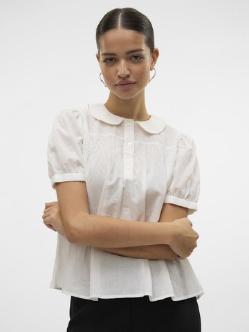 VERO MODA Bluse 'VMRoxanne' i hvid: forside