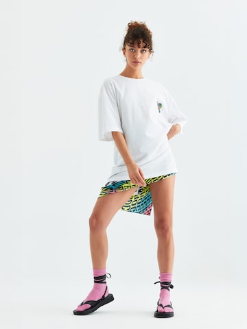 Rockupy Oversizeshirt 'Samu'‌‌‌‌‌‌‌‌ in Weiß