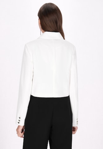 faina Blazer in White