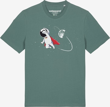 T-Shirt 'Superastronaut' Watapparel en vert : devant