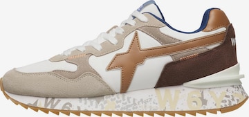 W6YZ Sneakers laag 'YAK-M.' in Beige: voorkant