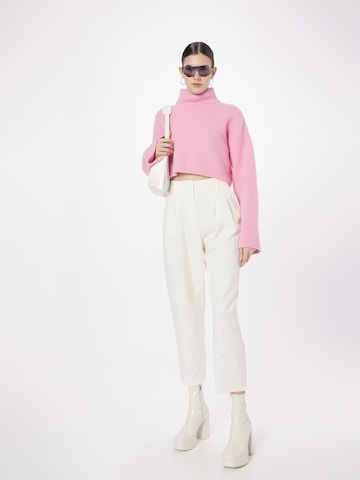 System Action Regular Pleat-front trousers 'SAILOR' in White