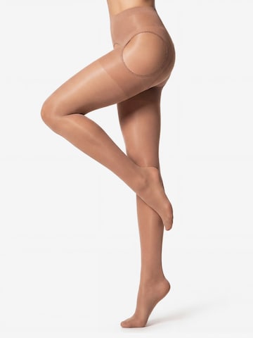 Calzamaglia 'Plaisir Ouvert 20 Strapsstrumpfhose' di GLAMORY in beige