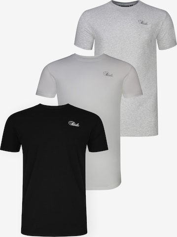 SikSilk Koszulka w kolorze szary: przód