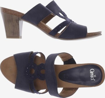 CAPRICE Sandals & High-Heeled Sandals in 37,5 in Blue: front