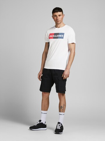 JACK & JONES Tričko – bílá