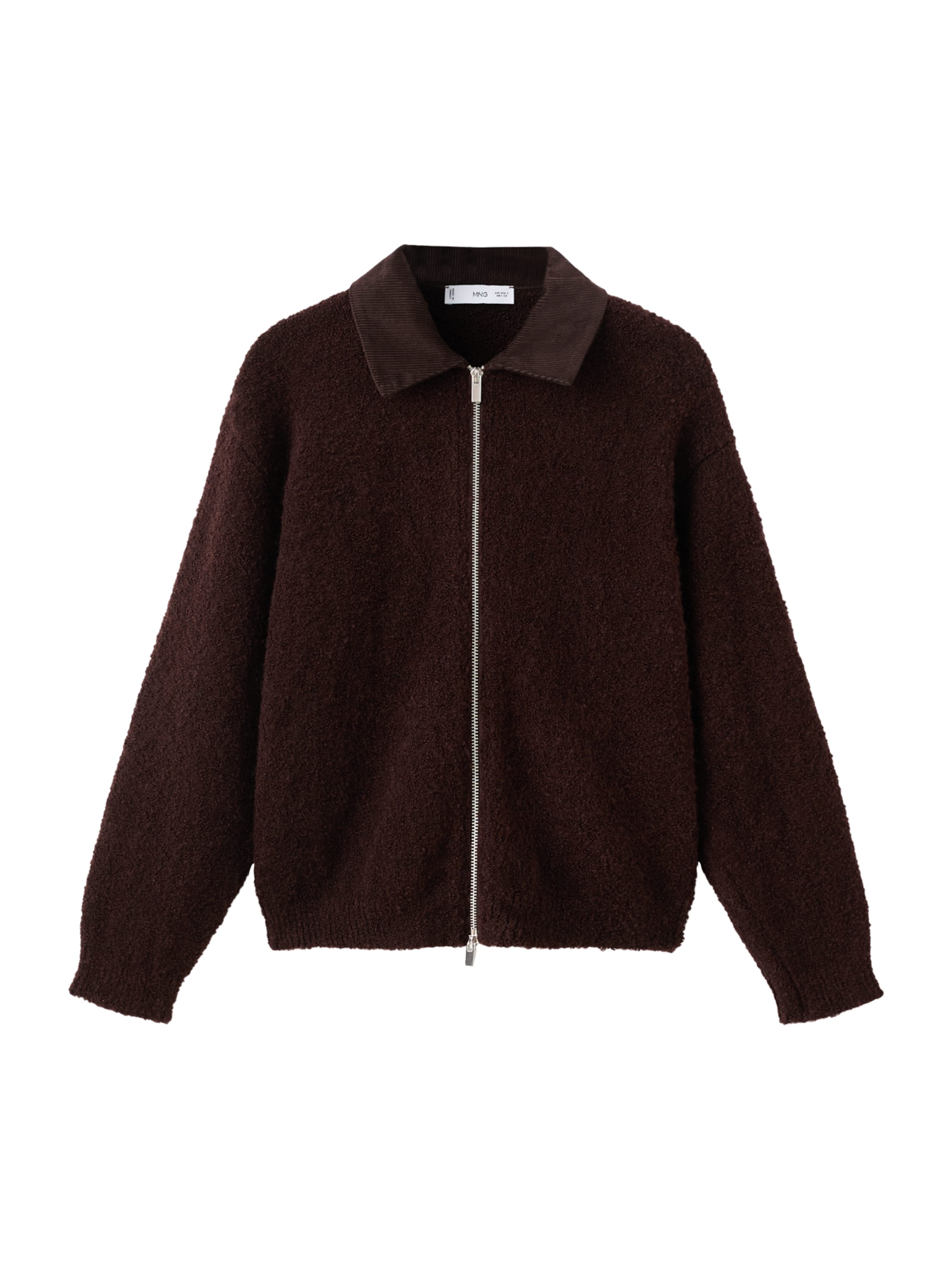 MANGO Přechodná bunda 'Elias' – hnědá: přední strana